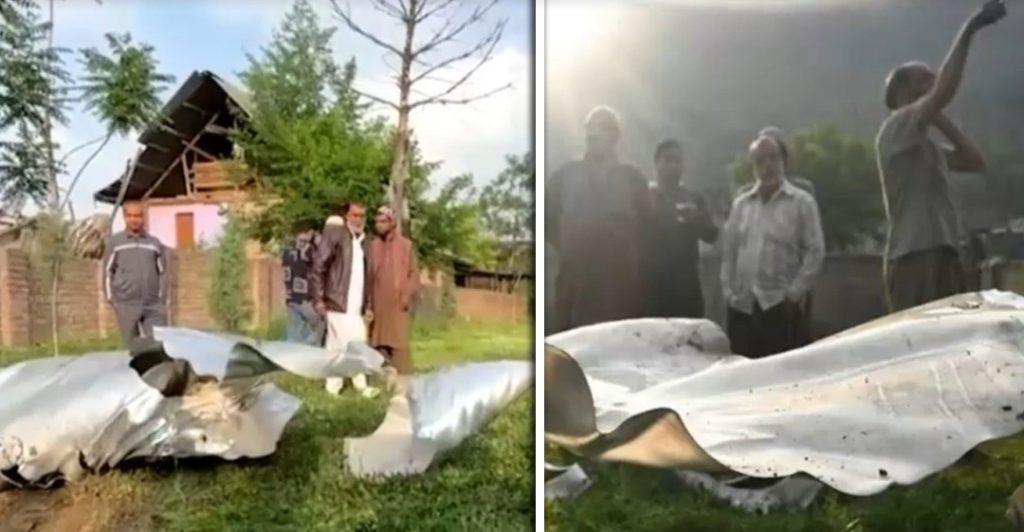 Indian authorities also admitted that their plane crashed