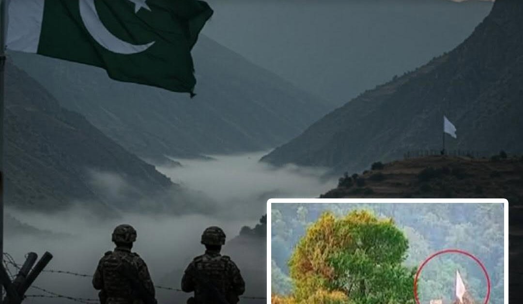 India surrenders to Pakistan! White flag hoisted on the Line of Control.