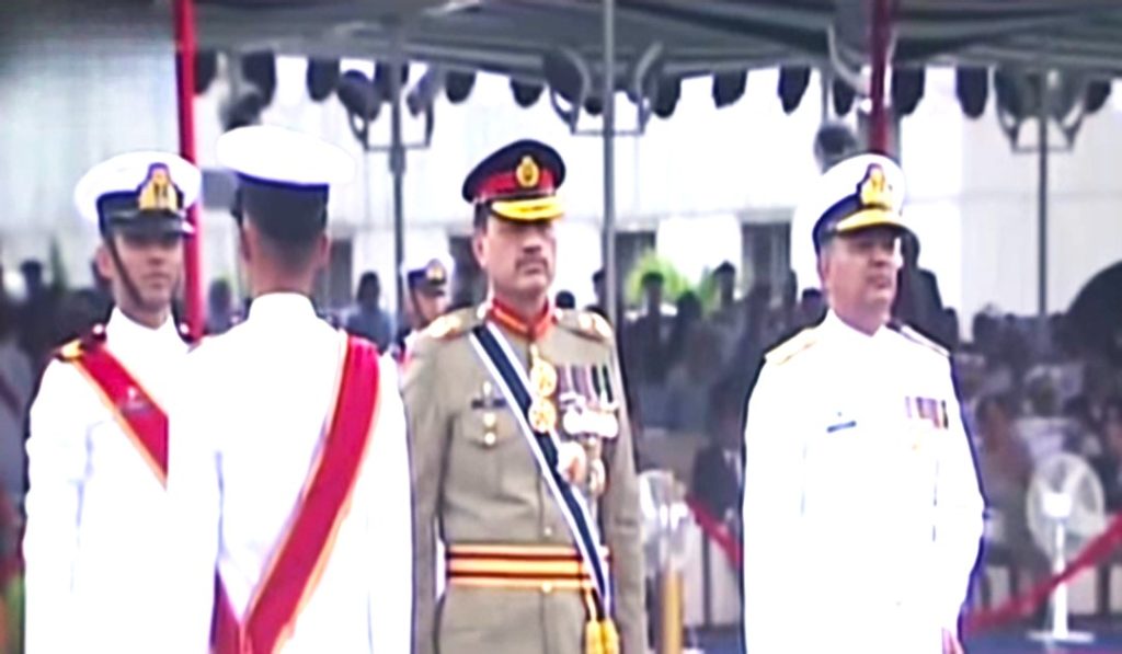 Field Marshal Syed Asim Munir attends Pakistan Naval Academy