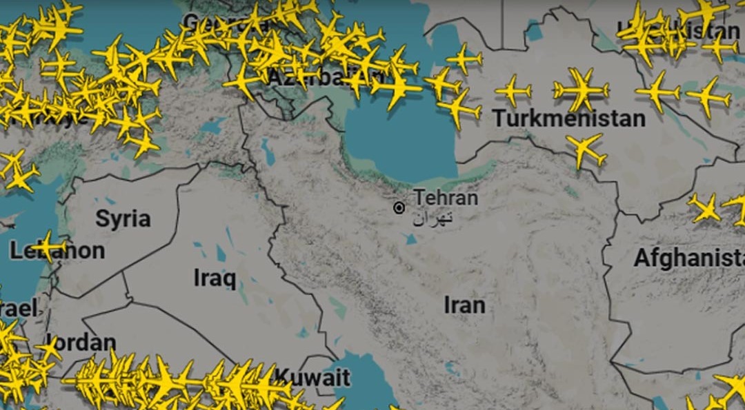 Airlines Reroute Flights Amid Middle East Tensions