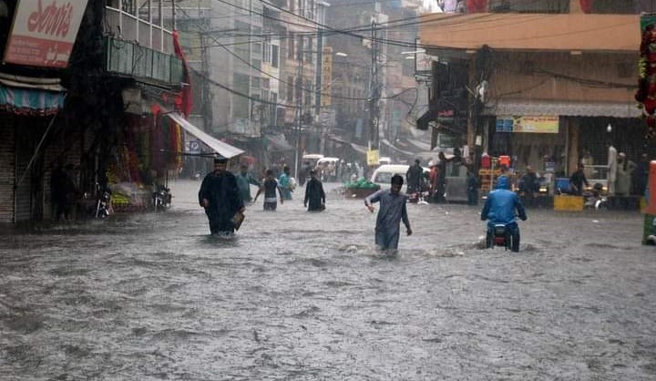 تباہ کن بارش