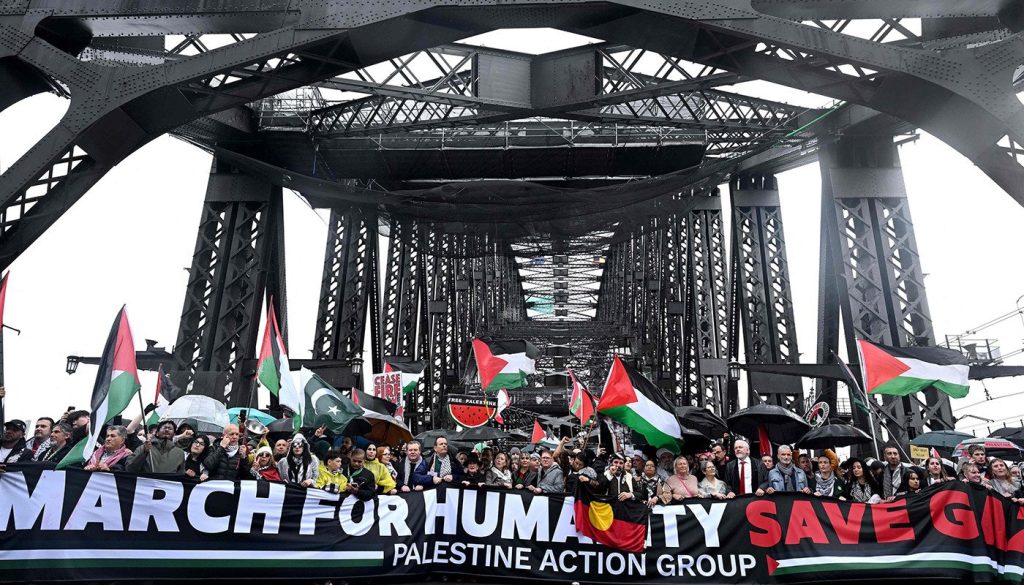 pro-Palestine protest