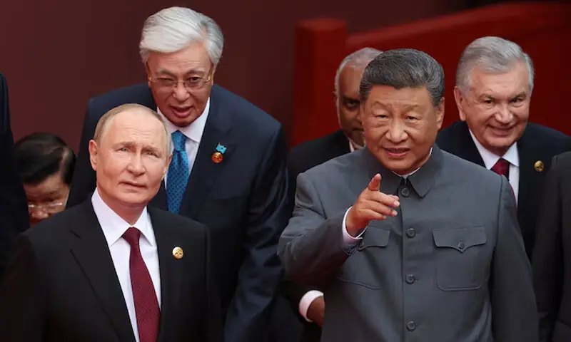 Xi Jinping and Vladimir Putin