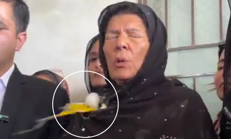 Aleema Khan Attacked with Eggs During Media Interaction