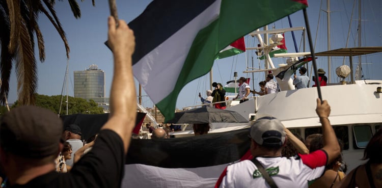 غزہ کے لیے اسپین سے بڑا امدادی فلوٹیلا روانہ