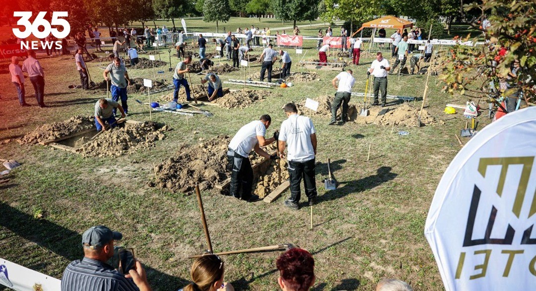 Grave-Digging World Championship Held in Hungary