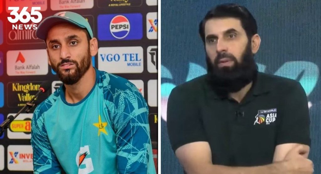 Why did Salman Agha's conversation surprise Misbah-ul-Haq?