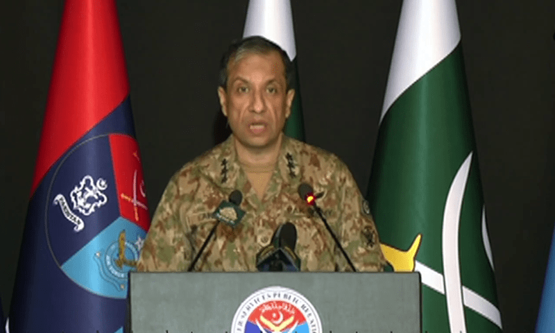 DG ISPR Lt Gen Ahmed Sharif