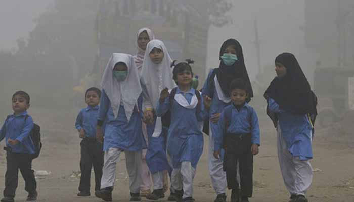 school timings changed due to air pollution