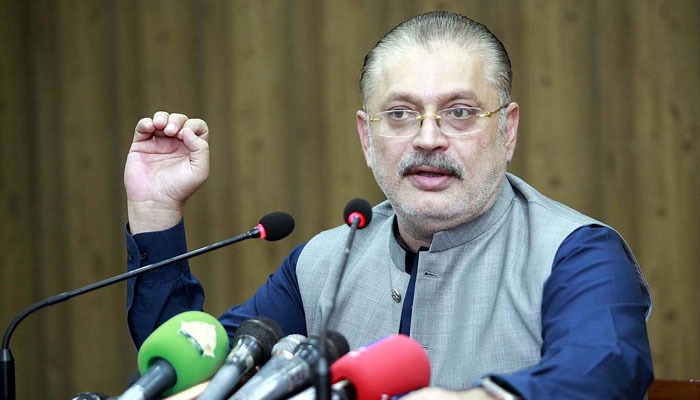 Senior Minister Sharjeel Inam Memon