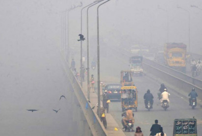 Indian Diwali Smoke pollute lahore