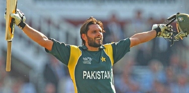 Shahid Afridi represent Pakistan