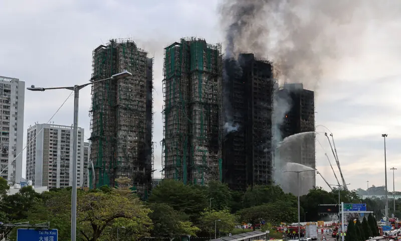 Hong Kong Tower Blaze Claims 44 LivesHong Kong Tower Blaze Claims 44 Lives