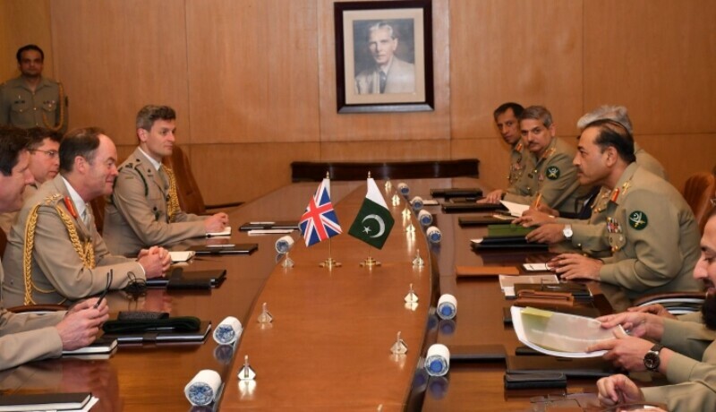 COAS Asim Munir Meets British Army