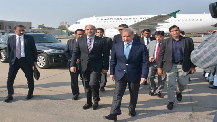 PM Shehbaz Lands Azerbaijan