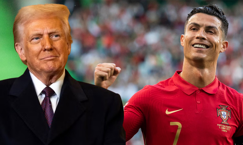 کرسٹیانو رونالڈو نے ڈونلڈ ٹرمپ