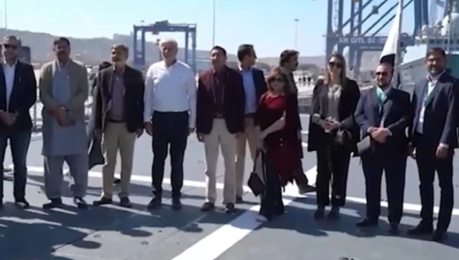 نیشنل سیکیورٹی ورکشاپ کے شرکا کا گوادر کا دورہ