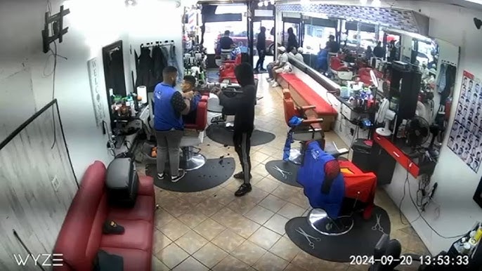 Robber Loots Barber Shop