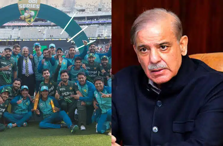 Pakistan Team on ODI Series Win