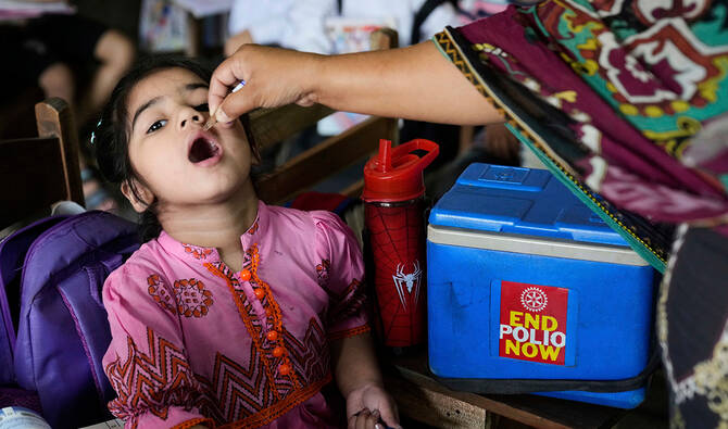 Pakistan anti polio drive