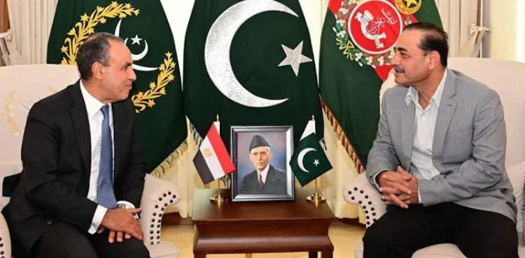 فیلڈ مارشل عاصم منیر سے مصری وزیر خارجہ کی ملاقات