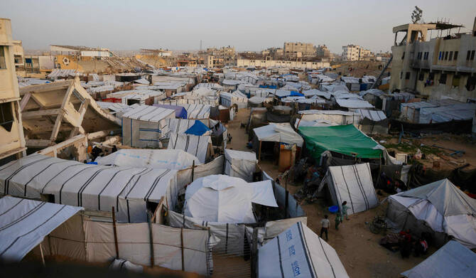 Israel Gaza camp plan