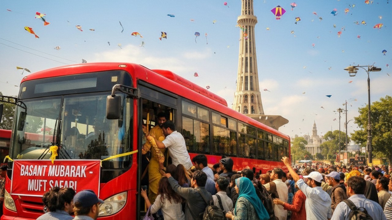 Lahore Basant transport