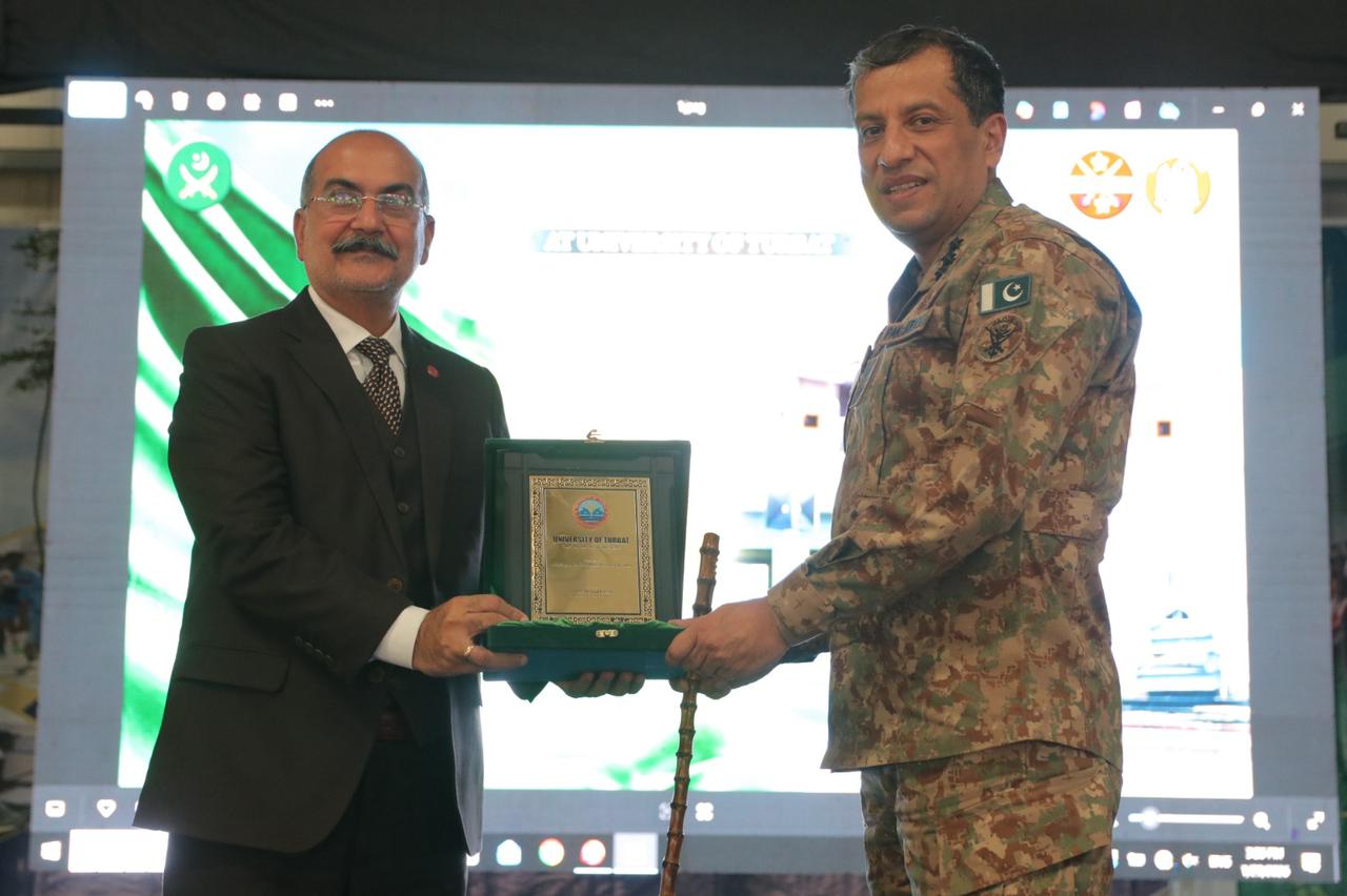 DG ISPR Turbat University visit