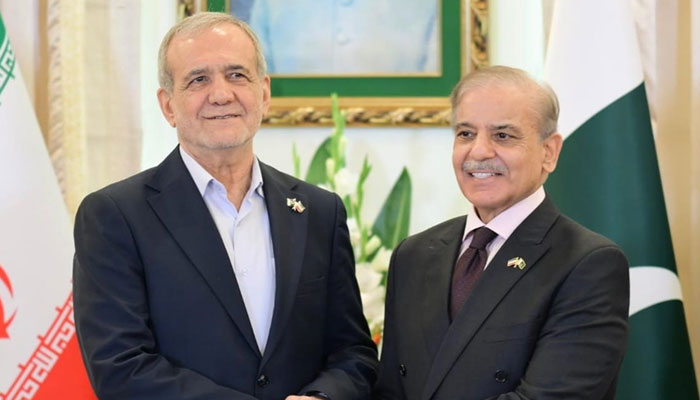 وزیراعظم شہباز شریف اور ایرانی صدر مسعود