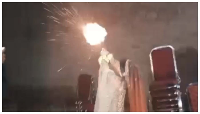 Bride Arrested for Aerial Firing