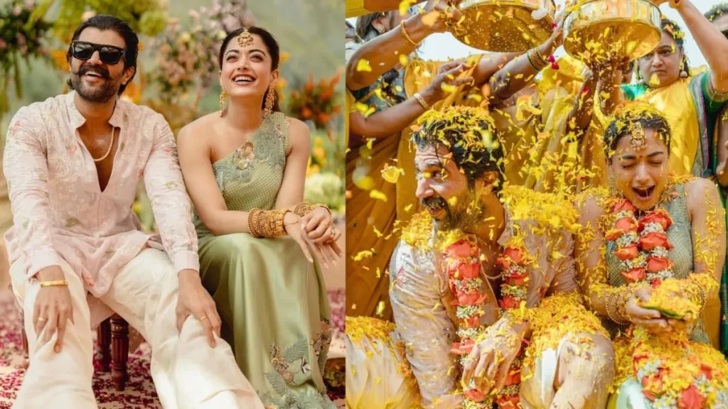 Rashmika Mandanna Haldi ceremony