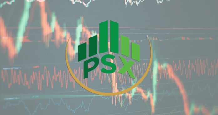 PSX KSE-100 index fall 2026