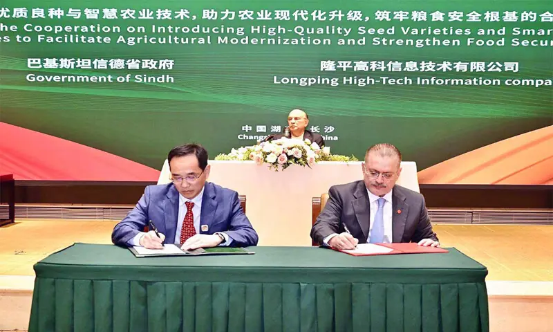 چین میں زرداری نے تین مفاہمتی یادداشتوں پر دستخط کردیے