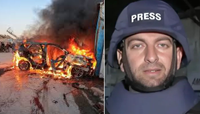 journalist killed Gaza drone strike