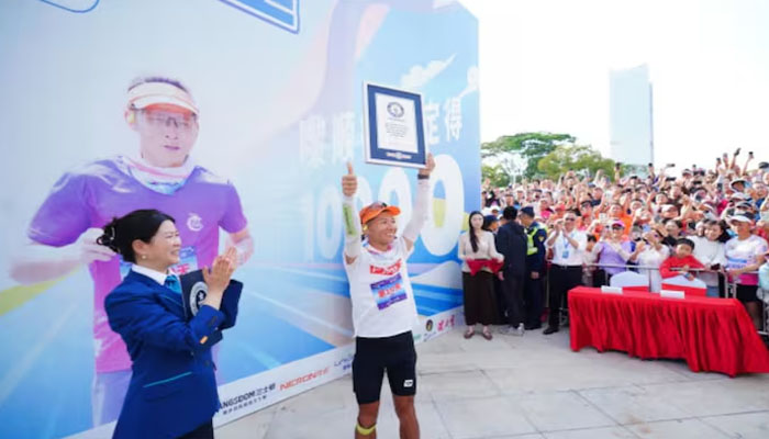 چین کے ایتھلیٹ کا کارنامہ