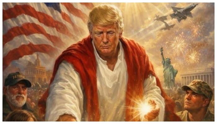 ٹرمپ اے آئی تصویر