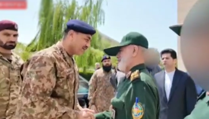 Asim Munir visited Tehran