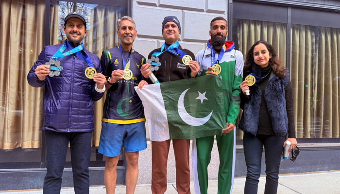 Pakistani runners Boston Marathon