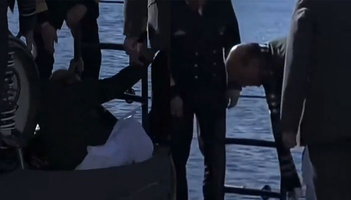 راجناتھ سنگھ آبدوز ویڈیو