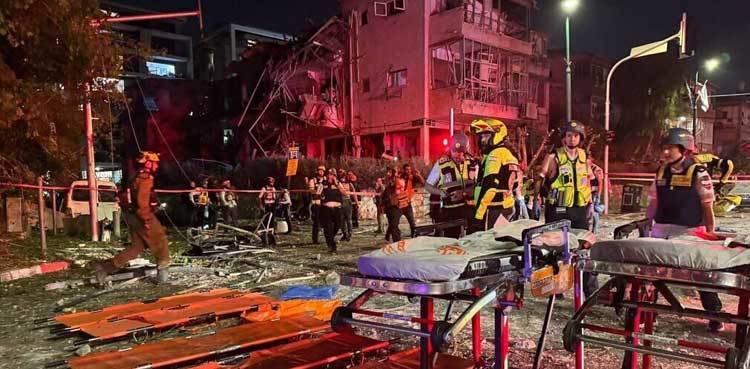 Haifa missile strike Iran Israel