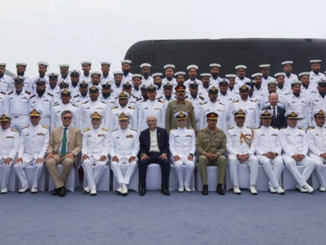 Pakistan Hangor class submarine commissioning
