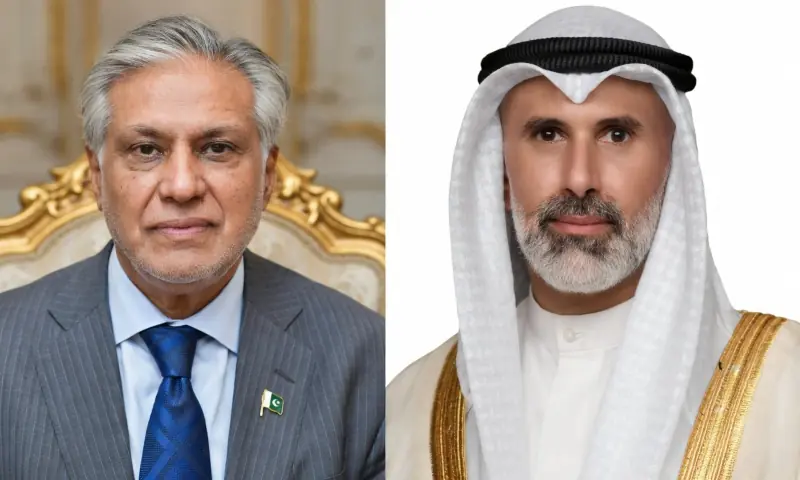 Ishaq Dar Kuwait Middle East talks