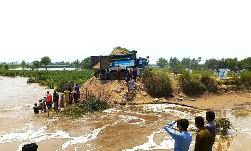 Pakpattan canal breach