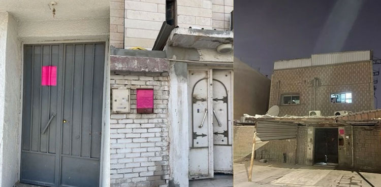 Kuwait bachelor housing violations electricity cut