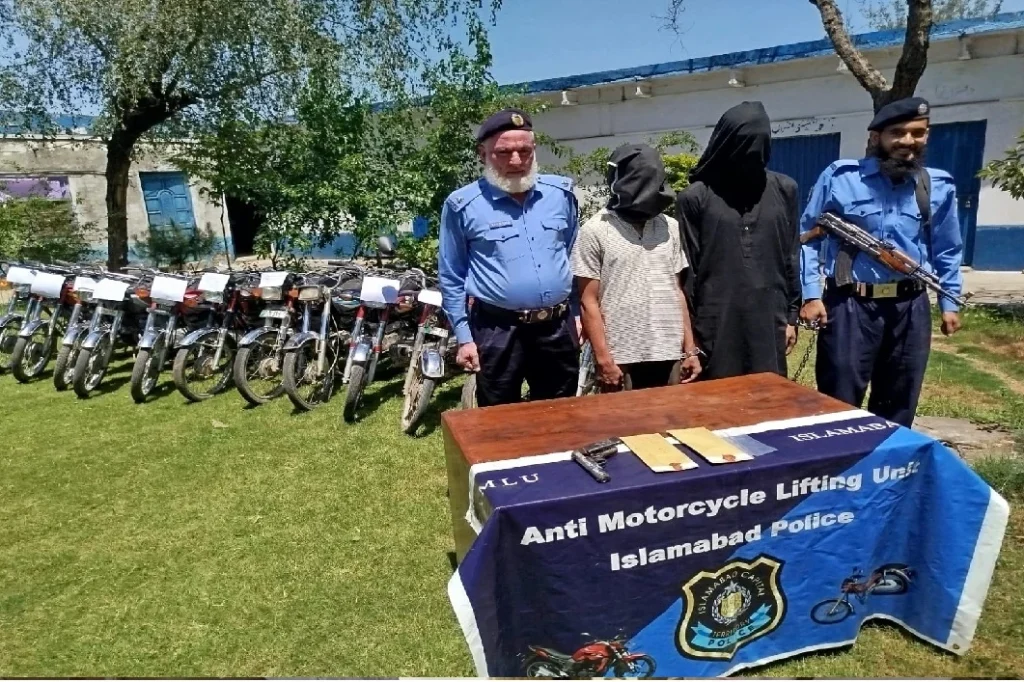 Islamabad motorcycle theft gang arrested
