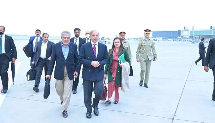 Shehbaz Sharif Switzerland Iran US talks